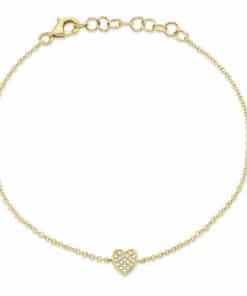 Tiny Heart Yellow Bracelet