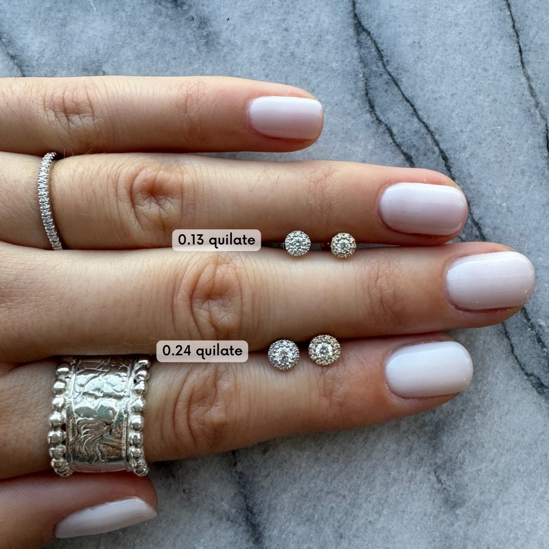 comparacion flower halo studs