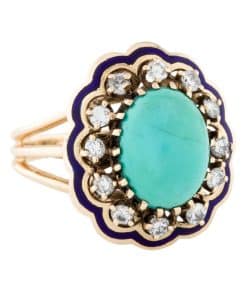 Flower Turquesa Ring
