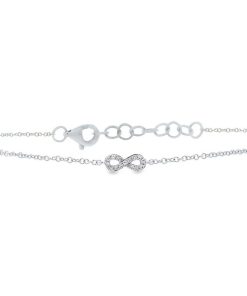 Infinity Bracelet White