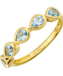 Topacio Pear Ring
