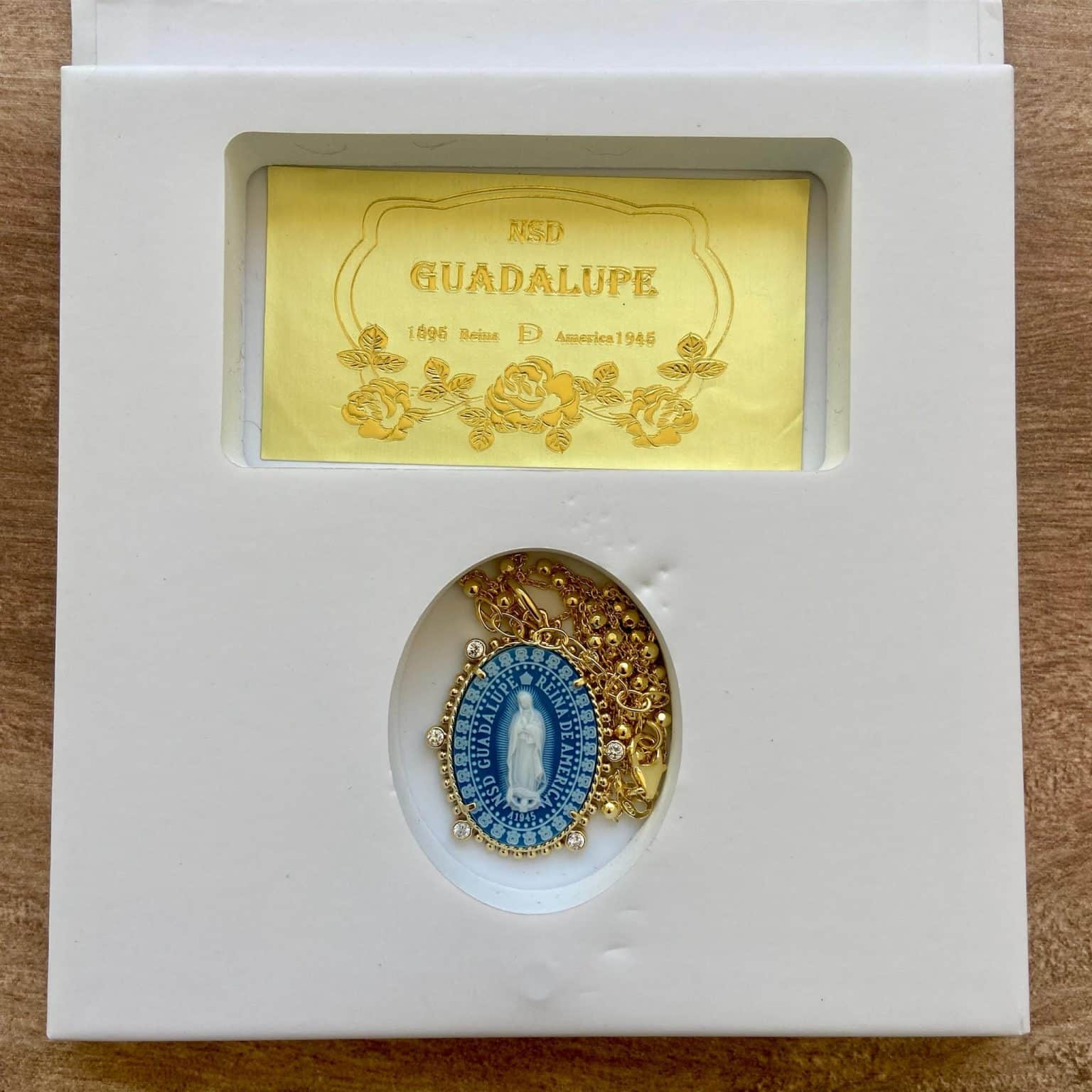 Medalla Guadalupe Reina de America Celeste 3