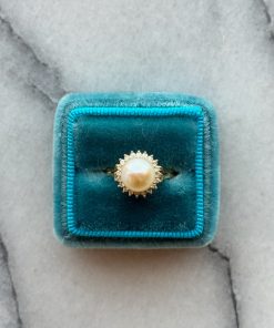 Pearl Halo Ring