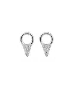 Triangle Huggie Charms