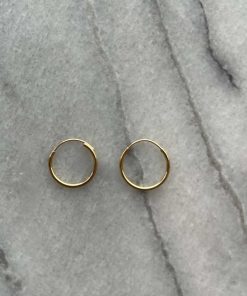 Simple gold Huggie